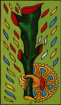 Ace of Wands tarot card
