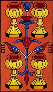 Four of Cups tarot card