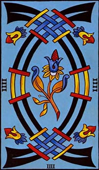 Four of Swords tarot card