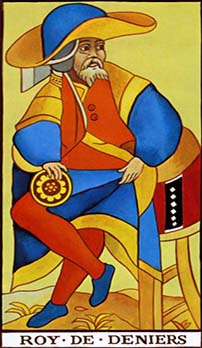 King of Pentacles tarot card
