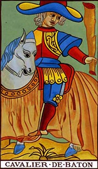 Knight of Wands tarot card