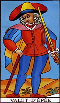 Page of Swords tarot card