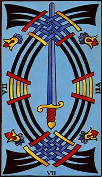 Seven of Swords tarot card