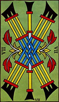 Seven of Wands tarot card