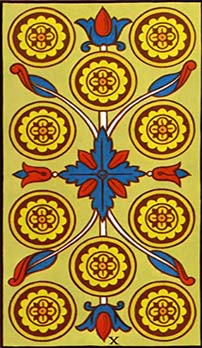 Ten of Pentacles tarot card