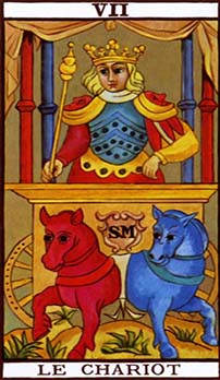 The Chariot tarot card