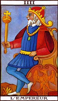 The Emperor tarot card