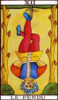 The Hanged Man tarot card