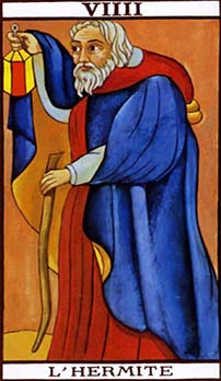 The Hermit tarot card