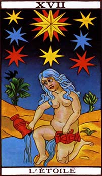 The Star tarot card
