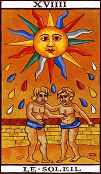 The Sun tarot card